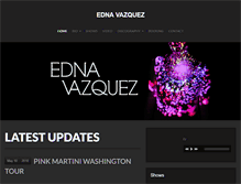 Tablet Screenshot of ednavazquez.com